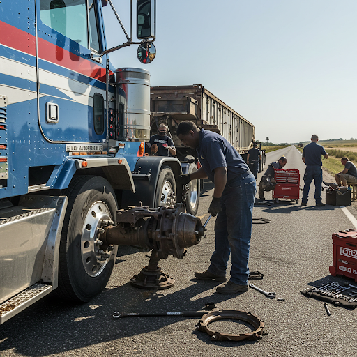 MTS TruckAI Axle Repair Service